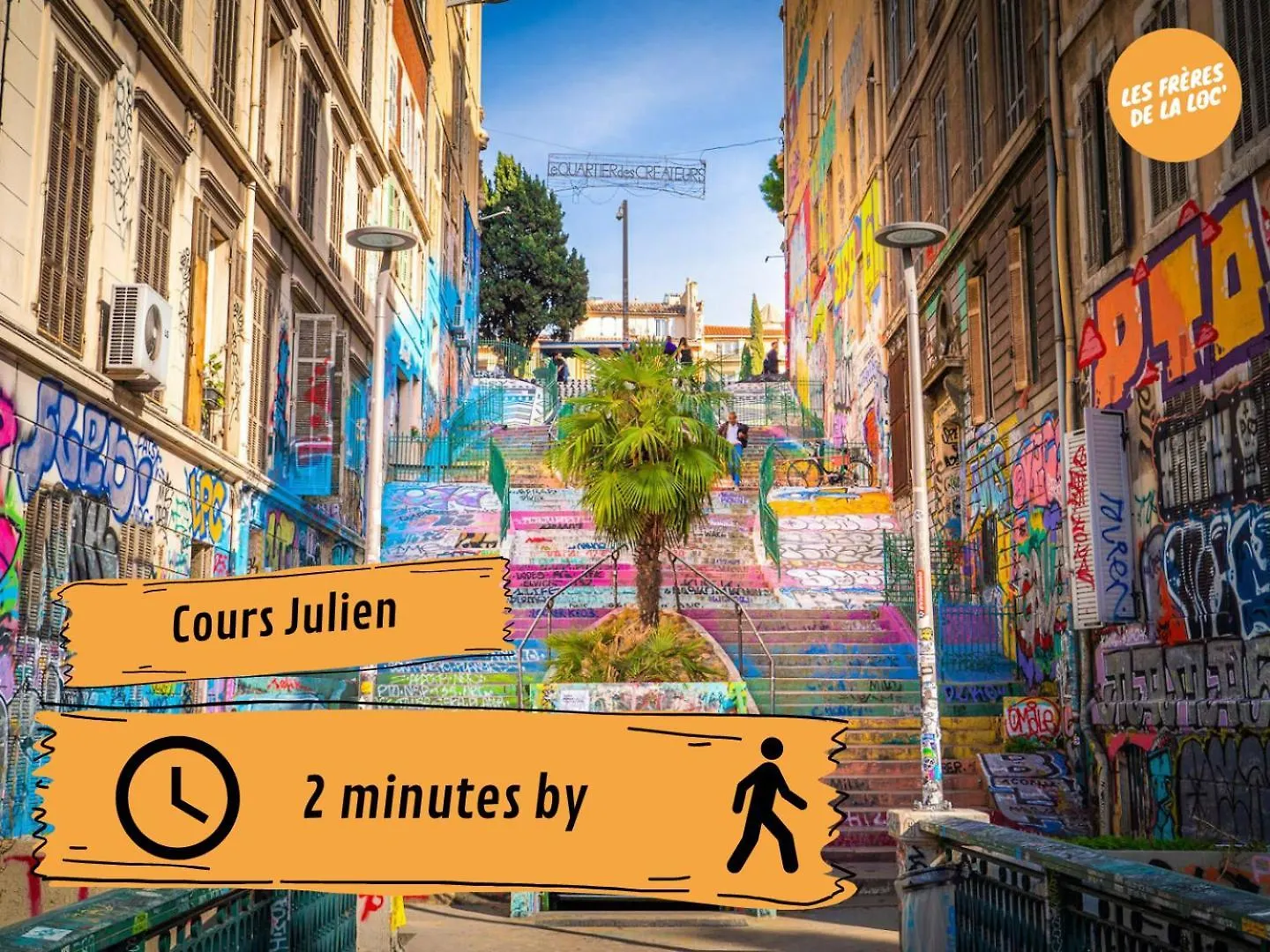 דירה מרסיי Charmant Appartement - Cours Julien - Central - Les Freres De La Loc'